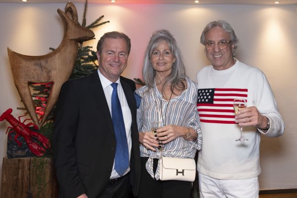 Johannes Mitterer mit Bernie Paul und Ehefrau